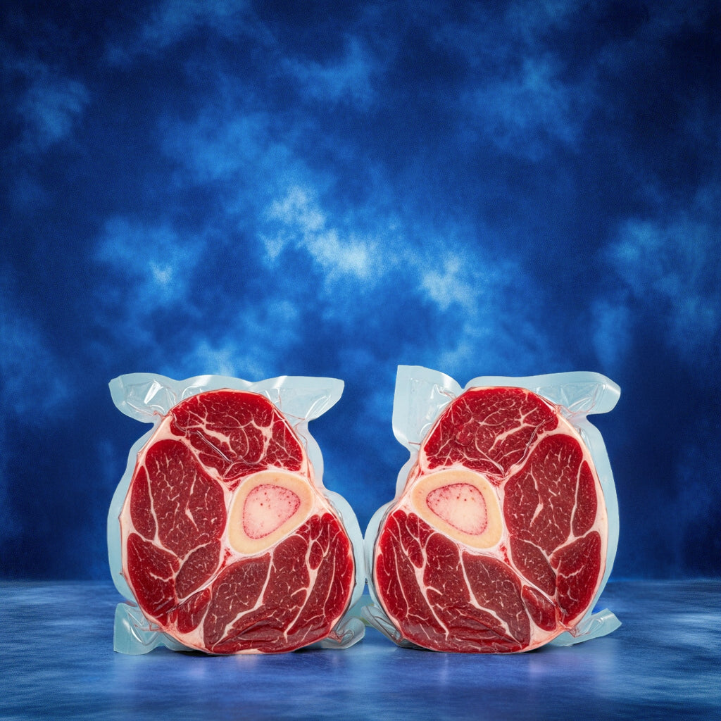 Beef Shank (1 Pack 2 Pieces  1-inch  1.90-2.10 lbs)