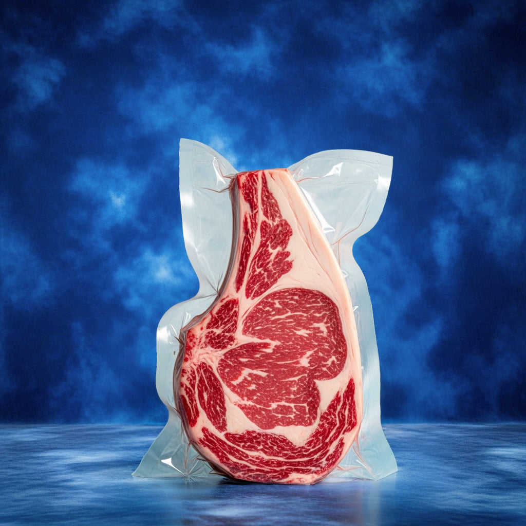Ribeye Steak with Bone ( 1 Pack 1.30 lbs-1.50 Lbs)